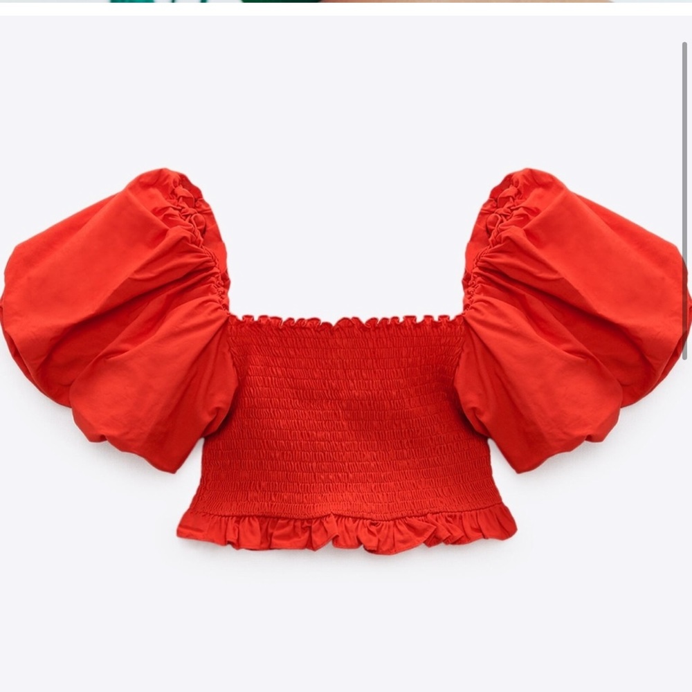 Zara Puff Sleeve Top